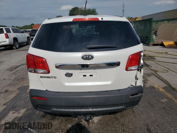 2012 Kia Sorento LX with VIN 5XYKT3A19CG219658, listed as a Copart auction lot 54078185 with 102,699 mi miles and Salvage Title. Bid and sale history available at DreamBid. Image 6.