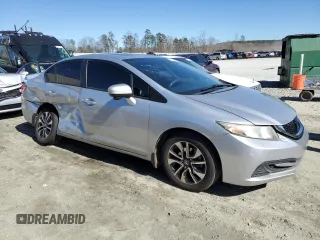 2014 Honda Civic Sedan EX with VIN 2HGFB2F82EH524932, listed as a Copart auction lot 48226465 with 203,561 mi miles and Salvage Title. Bid and sale history available at carsss.com. Image 4.