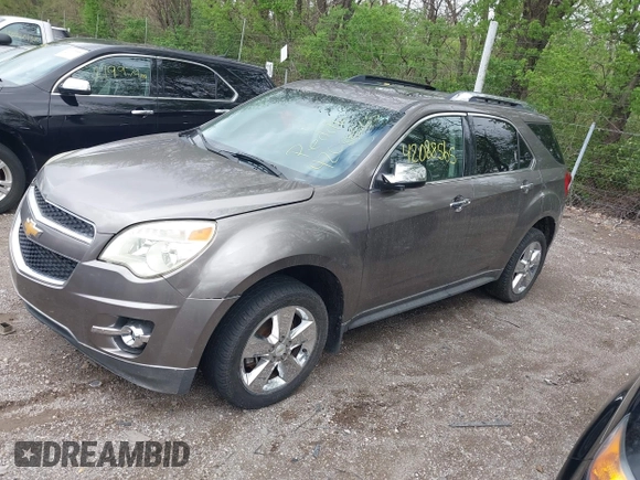 2012 Chevrolet Equinox LTZ with VIN 2GNFLGE55C6289104, listed as a IAAI auction lot 42088565 with 108,936 mi miles. Bid and sale history available at carsss.com. Image 2.