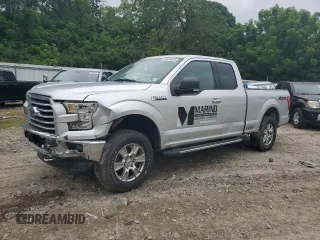2017 Ford F-150 XL with VIN 1FTFX1EF0HFA55923, listed as a Copart auction lot 59979025 with 128,620 mi miles and Salvage title. Bid and sale history available at DreamBid. Image 1.