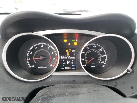 2010 Mitsubishi Outlander SE with VIN JA4AS3AW6AZ001289, listed as a Copart auction lot 53610374 with 199,031 mi miles and Salvage Title. Bid and sale history available at carsss.com. Image 9.