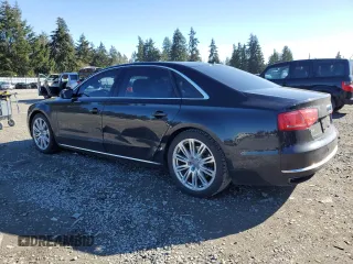 2013 Audi A8 4.0L with VIN WAUR2AFD4DN010442, listed as a Copart auction lot 47220315 with 154,058 mi miles and Clean title. Bid and sale history available at DreamBid. Image 2.