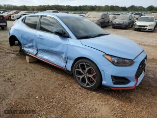 2020 Hyundai Veloster N with VIN KMHT36AH5LU004792, listed as a Copart auction lot 78885964 with 70,622 mi miles and Salvage Title. Bid and sale history available at carsss.com. Image 4.