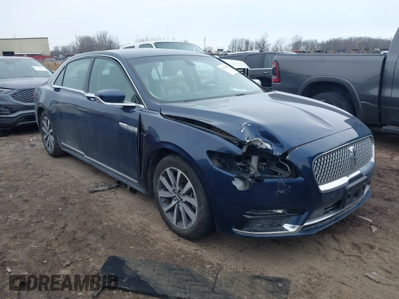 2017 Lincoln Continental Premiere with VIN 1LN6L9PK8H5623700, listed as a IAAI auction lot 41704381 with 138,787 mi miles. Bid and sale history available at carsss.com. Image 1.