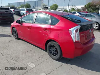 2012 Toyota Prius One with VIN JTDKN3DU1C1595223, listed as a IAAI auction lot 41965656 with 206,767 mi miles. Bid and sale history available at carsss.com. Image 3.