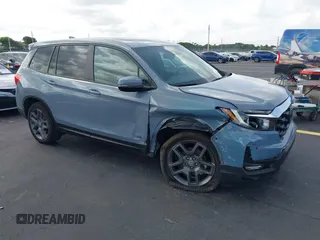 2023 Honda Passport EX-L с VIN 5FNYF8H57PB020516, выставлен на аукционе IAAI как лот 42407439 с пробегом 19 800 миль миль и . История ставок и продаж доступна на DreamBid. Изображение 1.