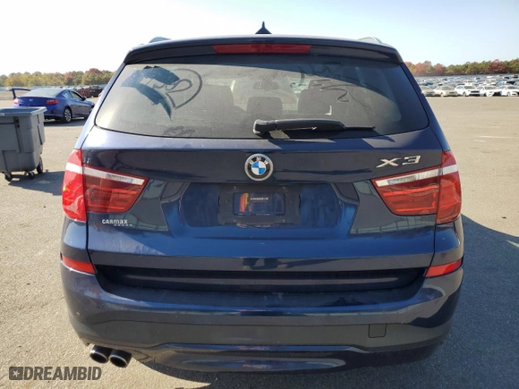 2015 BMW X3 xDrive28i with VIN 5UXWX9C52F0D55912, listed as a Copart auction lot 76575024 with 58,214 mi miles and Salvage Title. Bid and sale history available at carsss.com. Image 6.