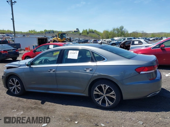 2021 Volkswagen Passat SE with VIN 1VWSA7A39MC011507, listed as a IAAI auction lot 42160879 with 82,639 mi miles and . Bid and sale history available at DreamBid. Image 14.