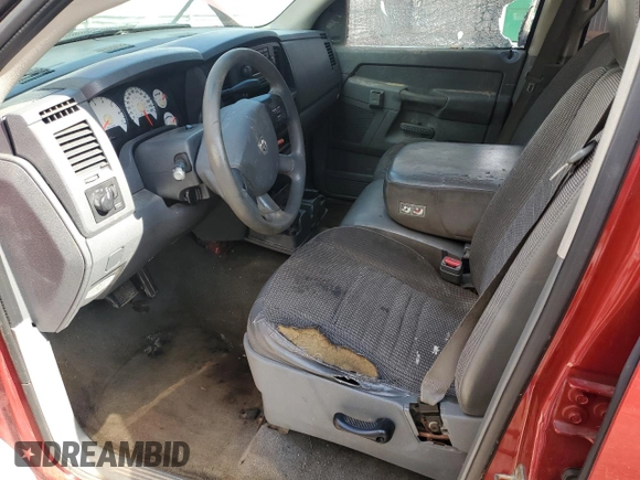 2006 Dodge 1500 SLT with VIN 1D7HA18N46J132340, listed as a Copart auction lot 42453525 with 205,663 mi miles and Salvage Title. Bid and sale history available at carsss.com. Image 7.