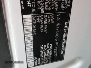 2023 Mercedes-Benz Sprinter Cargo with VIN W1Y4NCHY6PT123577, listed as a Copart auction lot 87227874 with Not Provided miles and Salvage Title. Bid and sale history available at carsss.com. Image 15.