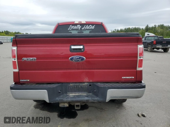 2013 Ford F-150 XL with VIN 1FTFX1EF6DFA41356, listed as a Copart auction lot 57246745 with 94,692 mi miles and Salvage title. Bid and sale history available at DreamBid. Image 6.