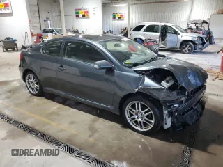 2007 Scion tC Spec with VIN JTKDE177170150763, listed as a Copart auction lot 86141794 with 124,259 mi miles and Salvage Title. Bid and sale history available at carsss.com. Image 4.