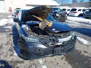 2015 Acura TLX V6 Tech with VIN 19UUB3F55FA000872, listed as a IAAI auction lot 41586406 with 142,067 mi miles. Bid and sale history available at carsss.com. Image 6.