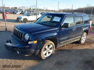 2014 Jeep Patriot Latitude with VIN 1C4NJRFB2ED744425, listed as a IAAI auction lot 41206020 with 158,300 mi miles. Bid and sale history available at carsss.com. Image 17.