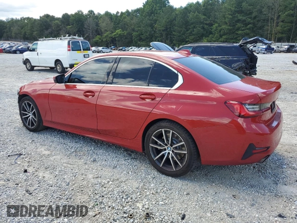 2019 BMW 3 Series 330i with VIN WBA5R1C51KFH18066, listed as a Copart auction lot 60600665 with 142,789 mi miles and Salvage title. Bid and sale history available at DreamBid. Image 2.