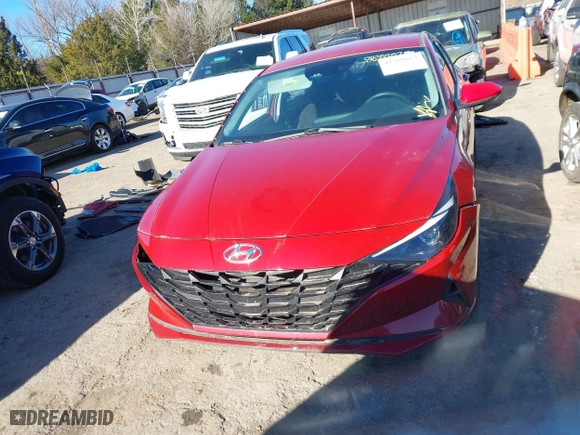 2023 Hyundai Elantra Preferred with VIN KMHLM4AG2PU465415, listed as a IAAI auction lot 41709653 with 12,732 mi miles. Bid and sale history available at carsss.com. Image 12.