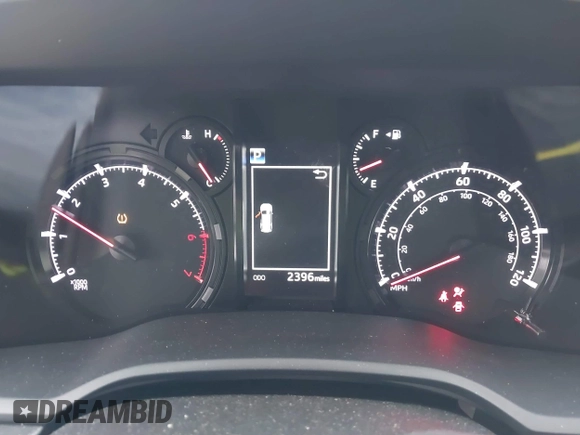 2024 Toyota 4Runner SR5 with VIN JTEEU5JR1R5312926, listed as a IAAI auction lot 41304373 with 2,396 mi miles and . Bid and sale history available at DreamBid. Image 7.