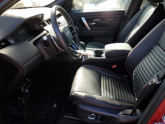 2021 Land Rover Discovery Sport SE R-Dynamic with VIN SALCL2FX0MH885627, listed as a Copart auction lot 43043084 with 18,110 mi miles. Bid and sale history available at carsss.com. Image 7.