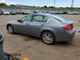 2015 Infiniti Q40 with VIN JN1CV6ARXFM650084, listed as a Copart auction lot 66079924 with 80,983 mi miles and Salvage Title. Bid and sale history available at carsss.com. Image 2.