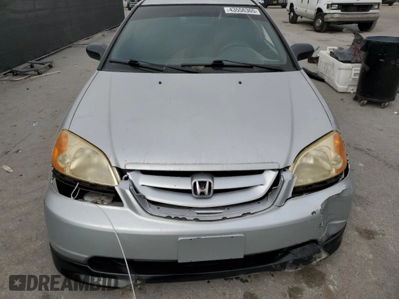 2003 Honda Civic LX with VIN 1HGEM21523L010596, listed as a Copart auction lot 43556365 with 171,154 mi miles and Salvage Title. Bid and sale history available at DreamBid. Image 5.