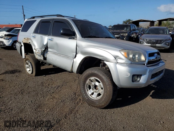 2007 Toyota 4Runner SR5 with VIN JTEZU14R670091405, listed as a Copart auction lot 48053495 with Not Provided miles and Salvage Title. Bid and sale history available at carsss.com. Image 4.