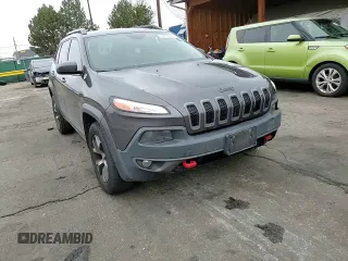 2016 Jeep Cherokee Trailhawk with VIN 1C4PJMBB0GW164437, listed as a Copart auction lot 54776985 with 158,801 mi miles and Salvage title. Bid and sale history available at DreamBid. Image 11.