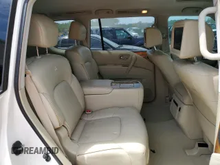 2014 Infiniti QX80 with VIN JN8AZ2NF4E9555558, listed as a Copart auction lot 54570895 with 123,433 mi miles and Salvage title. Bid and sale history available at DreamBid. Image 11.