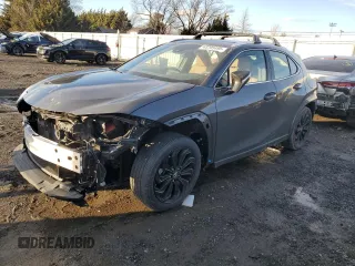 2024 Lexus UX 250h Premium with VIN JTHP9JBH0R2073933, listed as a Copart auction lot 44795495 with 3,888 mi miles and Salvage Title. Bid and sale history available at DreamBid. Image 1.