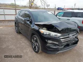 2016 Hyundai Tucson Limited with VIN KM8J33A28GU157187, listed as a IAAI auction lot 41825266 with 137,649 mi miles. Bid and sale history available at carsss.com. Image 1.