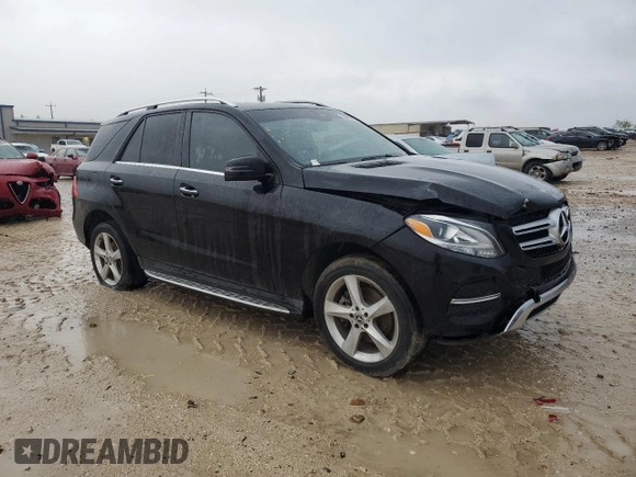 2018 Mercedes-Benz GLE 350 with VIN 4JGDA5JBXJB159234, listed as a Copart auction lot 50811915 with 95,090 mi miles and Salvage title. Bid and sale history available at DreamBid. Image 4.