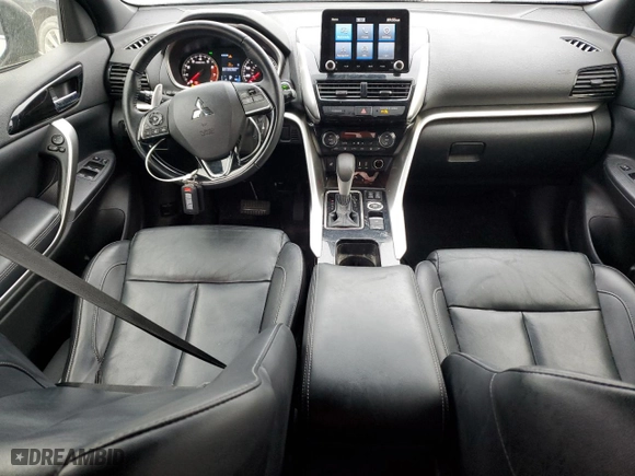 2022 Mitsubishi Eclipse Cross SE with VIN JA4ATWAA8NZ001755, listed as a Copart auction lot 50750775 with 47,675 mi miles and Salvage Title. Bid and sale history available at carsss.com. Image 8.