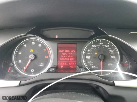 2009 Audi A4 2.0T Prem Plus with VIN WAUSF78K09A094715, listed as a Copart auction lot 48566845 with 112,252 mi miles and Clean Title. Bid and sale history available at carsss.com. Image 9.