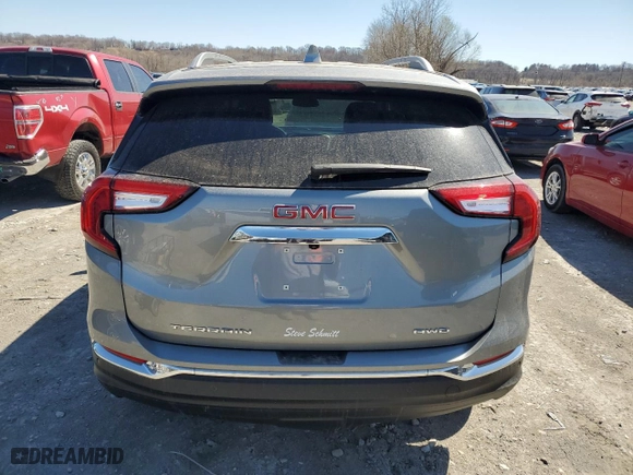 2024 GMC Terrain SLT with VIN 3GKALVEG5RL324564, listed as a Copart auction lot 49292785 with 6,623 mi miles and Salvage Title. Bid and sale history available at carsss.com. Image 6.