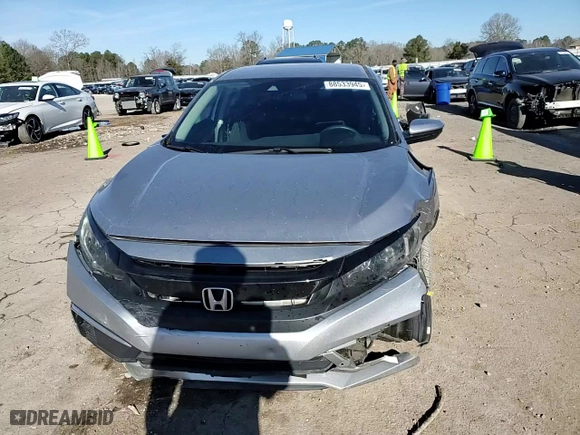 2020 Honda Civic Sedan LX with VIN 19XFC2F67LE017270, listed as a Copart auction lot 88533945 with 75,349 mi miles and Salvage Title. Bid and sale history available at carsss.com. Image 10.