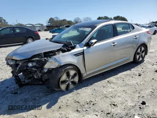 2013 Kia Optima Hybrid EX with VIN KNAGM4AD9D5057752, listed as a Copart auction lot 48666435 with 148,986 mi miles and Salvage Title. Bid and sale history available at carsss.com. Image 1.