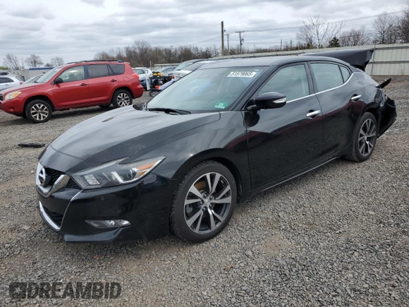 2017 Nissan Maxima SV with VIN 1N4AA6AP4HC414771, listed as a Copart auction lot 51579065 with 218,926 mi miles and Salvage Title. Bid and sale history available at DreamBid. Image 1.
