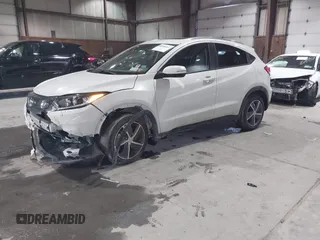 2022 Honda HR-V EX with VIN 3CZRU6H51NM729041, listed as a IAAI auction lot 41196201 with 61,407 mi miles. Bid and sale history available at carsss.com. Image 2.