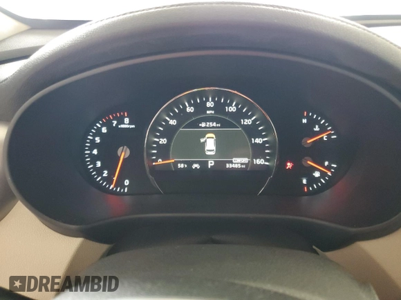 2019 Kia Sorento EX with VIN 5XYPH4A54KG506078, listed as a Copart auction lot 47638125 with 33,485 mi miles and Salvage Title. Bid and sale history available at DreamBid. Image 9.