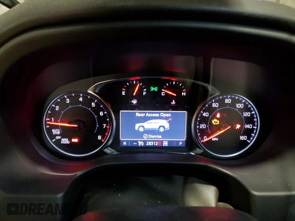 2023 GMC Acadia SLT with VIN 1GKKNULSXPZ207200, listed as a Copart auction lot 42256975 with 28,312 mi miles and Salvage Title. Bid and sale history available at DreamBid. Image 9.
