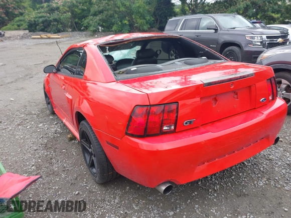 2002 Ford Mustang GT Deluxe with VIN 1FAFP42X52F183277, listed as a IAAI auction lot 42483076 with Not provided miles and . Bid and sale history available at DreamBid. Image 3.