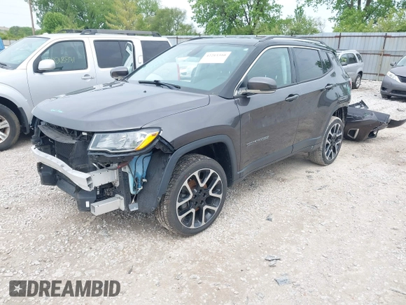 2018 Jeep Compass Limited with VIN 3C4NJDCB1JT481078, listed as a IAAI auction lot 42215310 with 58,629 mi miles and . Bid and sale history available at DreamBid. Image 18.
