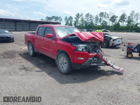 2022 Nissan Frontier SV with VIN 1N6ED1EJ4NN655111, listed as a IAAI auction lot 42558539 with 18,003 mi miles and . Bid and sale history available at DreamBid. Image 1.