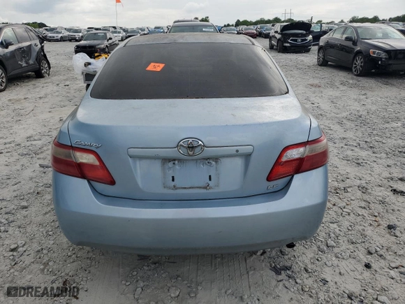 2007 Toyota Camry CE with VIN 4T1BE46K77U659430, listed as a Copart auction lot 54299035 with 209,212 mi miles and Clean Title. Bid and sale history available at carsss.com. Image 6.