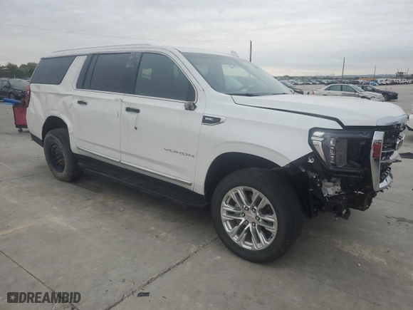 2023 GMC Yukon XL SLT with VIN 1GKS2GKD1PR564732, listed as a Copart auction lot 79279864 with 4,094 mi miles and Salvage Title. Bid and sale history available at carsss.com. Image 4.