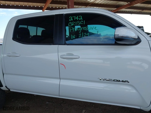 2023 Toyota Tacoma 4WD SR with VIN 3TMCZ5AN8PM650793, listed as a IAAI auction lot 41664712 with 9,427 mi miles. Bid and sale history available at carsss.com. Image 14.