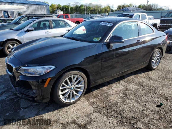 2015 BMW 2 Series 228i xDrive with VIN WBA1F7C55FVX96224, listed as a Copart auction lot 50296863 with 79,777 mi miles. Bid and sale history available at carsss.com. Image 1.