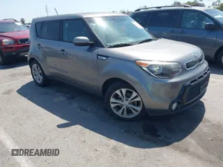 2016 Kia Soul + with VIN KNDJP3A57G7349251, listed as a IAAI auction lot 41975247 with 120,280 mi miles. Bid and sale history available at carsss.com. Image 1.