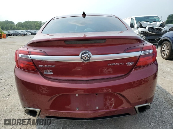 2016 Buick Regal GS with VIN 2G4GV5GX1G9155264, listed as a Copart auction lot 64977104 with 129,580 mi miles and Salvage Title. Bid and sale history available at DreamBid. Image 6.