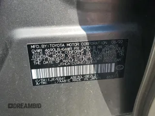 2022 Lexus IS with VIN JTHCA1D24N5122168, listed as a Copart auction lot 54872845 with 26,083 mi miles and Salvage Title. Bid and sale history available at carsss.com. Image 12.