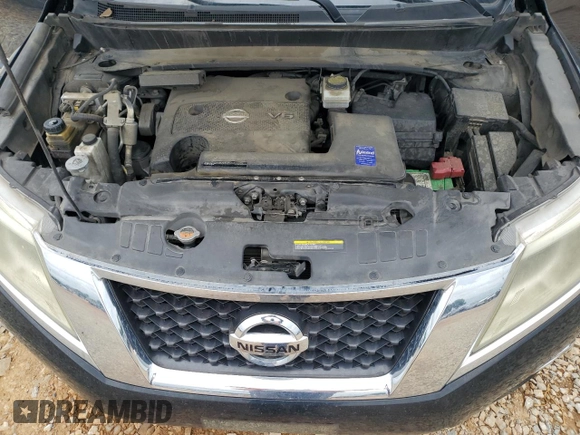 2015 Nissan Pathfinder Platinum with VIN 5N1AR2MM1FC601911, listed as a Copart auction lot 59238095 with 222,680 mi miles and Salvage title. Bid and sale history available at DreamBid. Image 12.